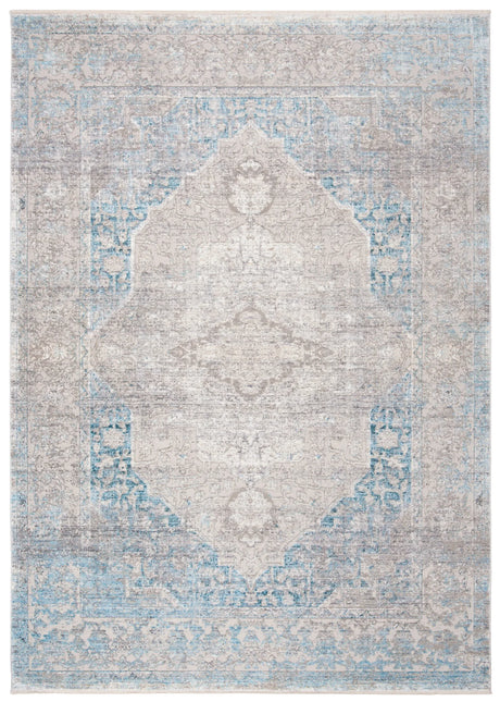 Safavieh Dream 4'-0" x 6'-0" Rug in Grey / Aqua
