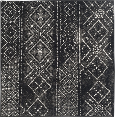 Safavieh Adirondack 6'-0" x 6'-0" Rug in Black / Silver