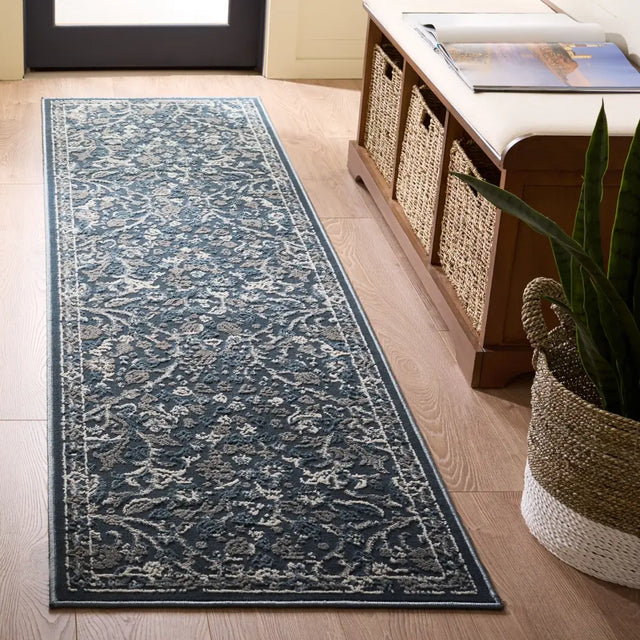 Safavieh Cameron 2'-2" x 8'-0" Rug in Blue / Ivory