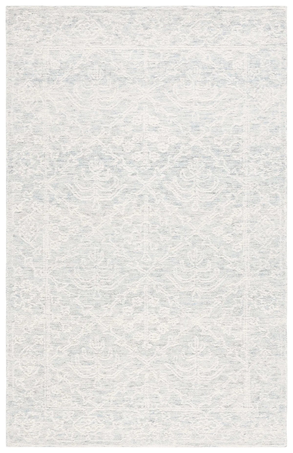 Safavieh Ebony 4'-0" x 6'-0" Rug in Ivory / Light Grey