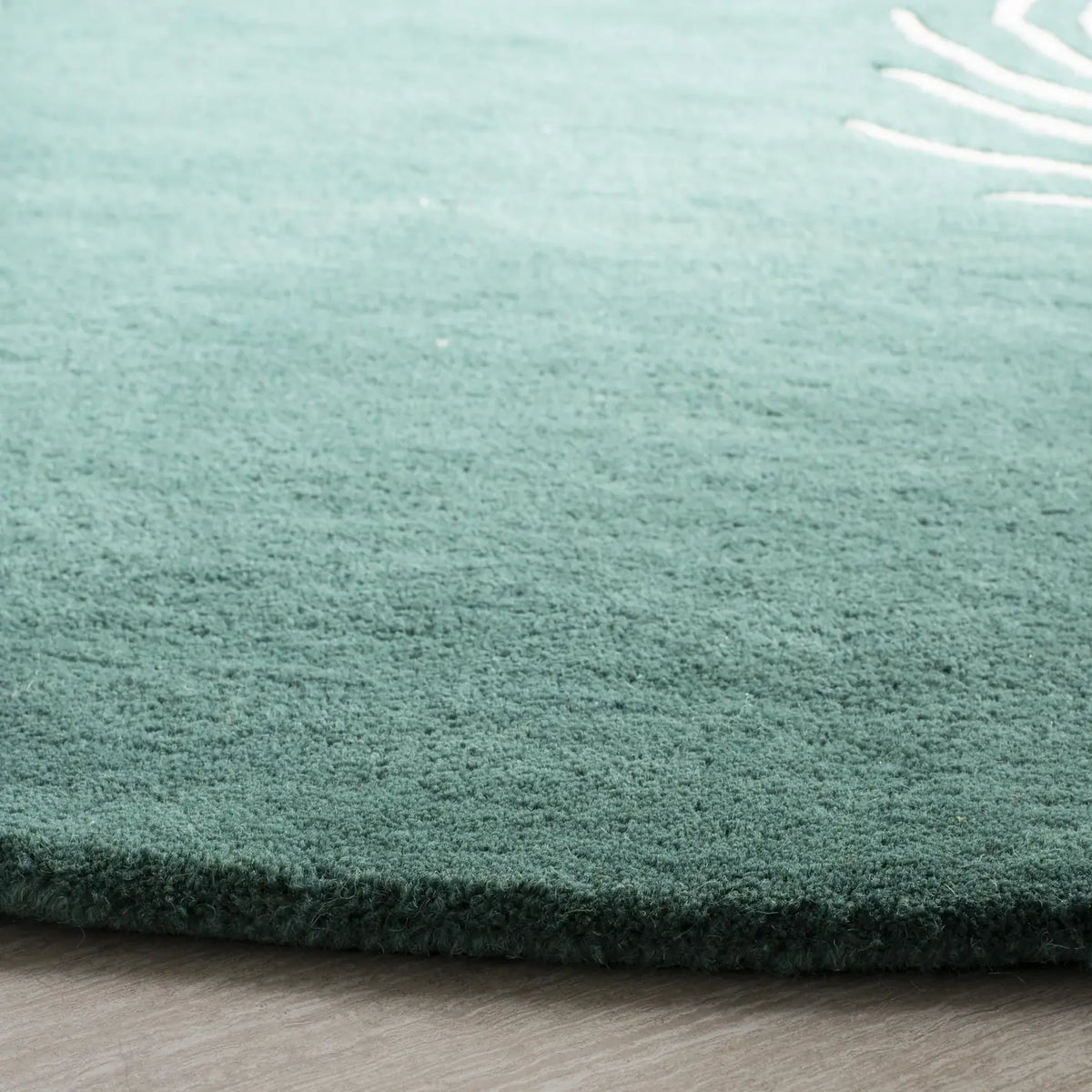 Safavieh Soho 6'-0" x 6'-0" Rug in Teal / Ivory