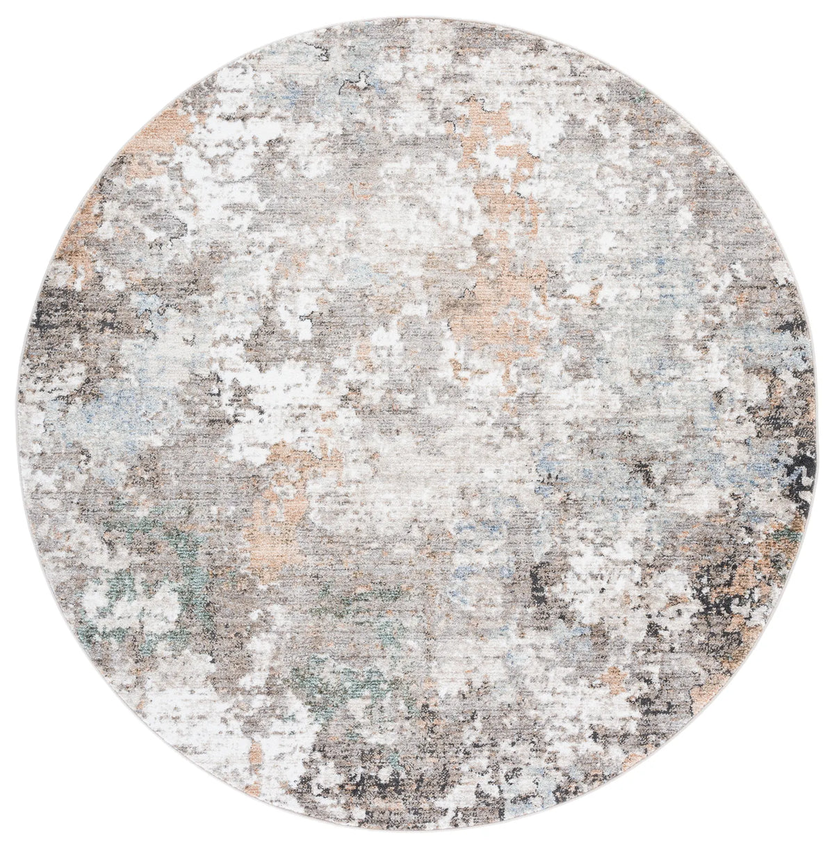 Safavieh Jasmine 5'-3" x 5'-3" Rug in Grey / Gold