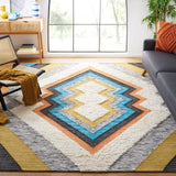 Safavieh Kenya 6'-0" x 9'-0" Rug in Black / Ivory