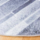 Safavieh Faux Hide 6'-0" x 6'-0" Rug in Grey / Ivory