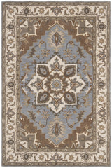 Safavieh Royalty 4'-0" x 6'-0" Rug in Light Blue / Beige