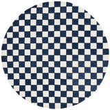 Safavieh Martha Stewart 6'-0" x 6'-0" Rug in Navy / Ivory