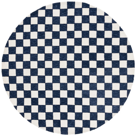 Safavieh Martha Stewart 6'-0" x 6'-0" Rug in Navy / Ivory
