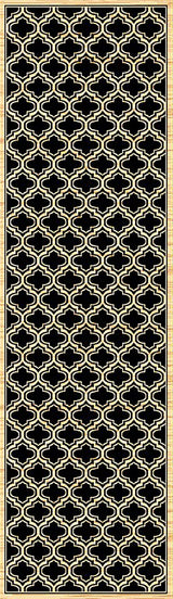 Dynamic Rugs Yazd 2816 Black Rugs - Runner