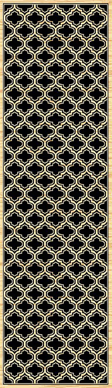 Dynamic Rugs Yazd 2816 Black Rugs - Runner