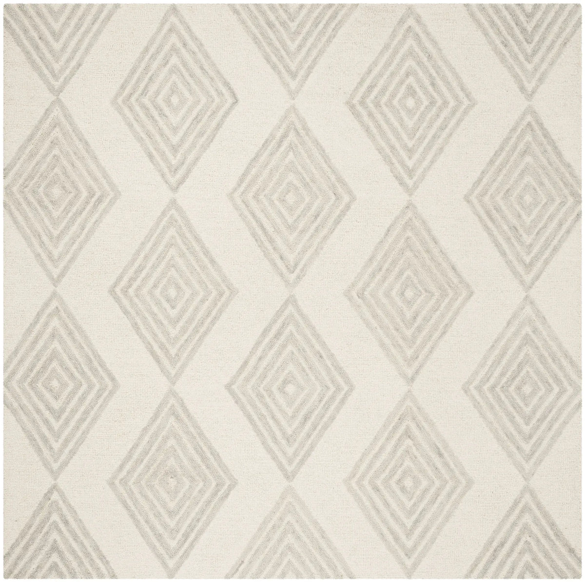 Safavieh Blossom 6'-0" x 6'-0" Rug in Ivory / Silver