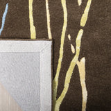 Safavieh Soho 3'-6" x 5'-6" Rug in Brown / Yellow