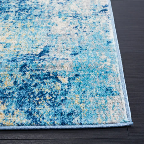 Safavieh Jasper 100 4'-0" x 6'-0" Rug in Aqua / Ivory