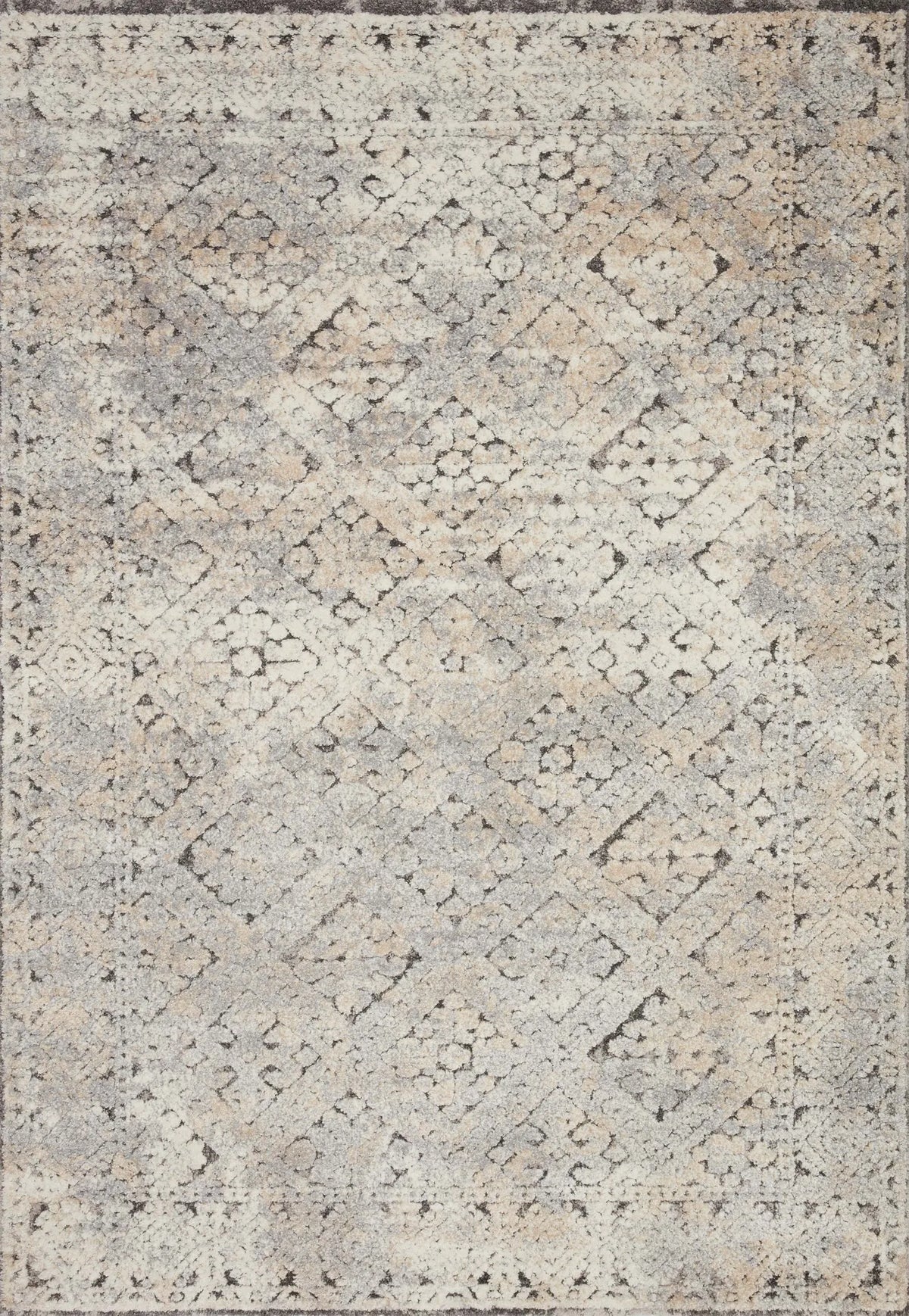 Loloi Theory Thy-05 Grey/Sand Rugs - main flat