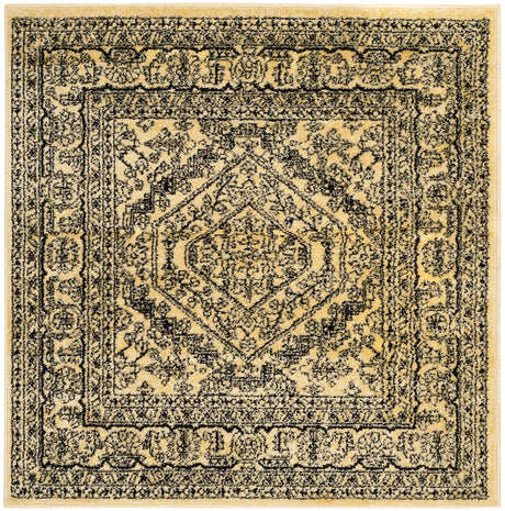 Safavieh Adirondack 4'-0" x 4'-0" Rug in Gold / Black