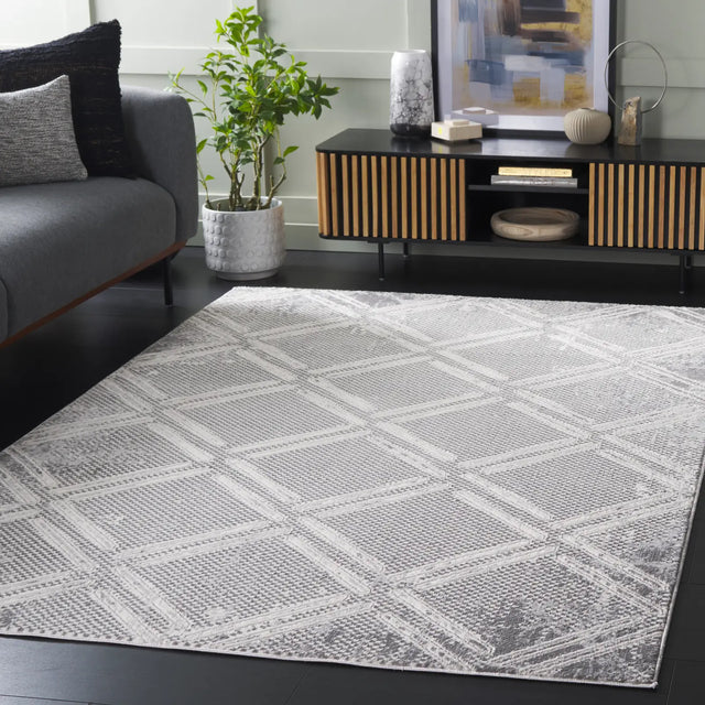 Safavieh Hanna 4'-0" x 6'-0" Rug in Grey / Ivory