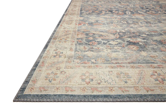 Loloi Hathaway Hth-02 Denim/Multi Rugs - rug corner