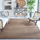 Safavieh Kilim 8'-0" x 10'-0" Rug in Natural / Black