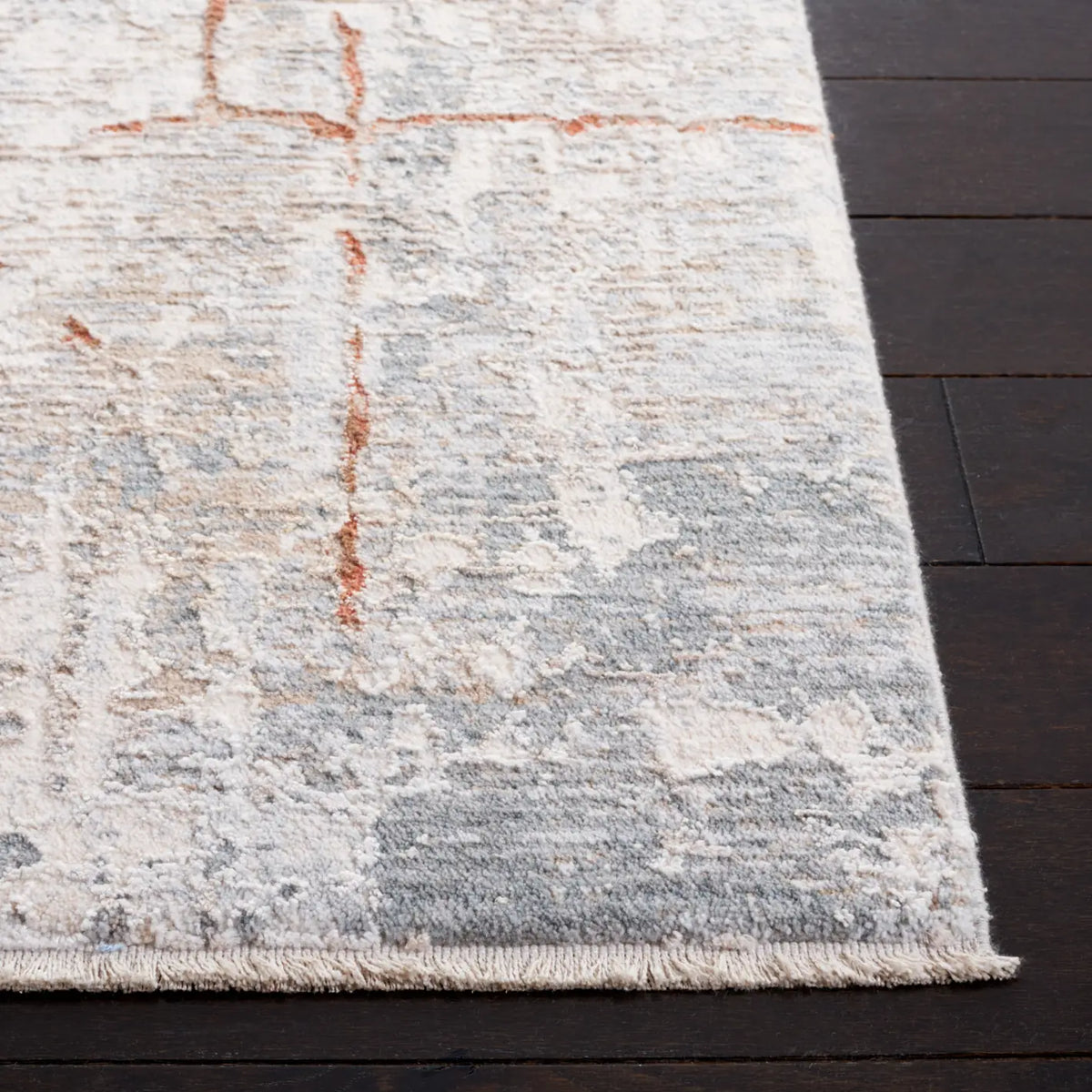 Safavieh Marmara 4'-0" x 6'-0" Rug in Beige / Blue Rust