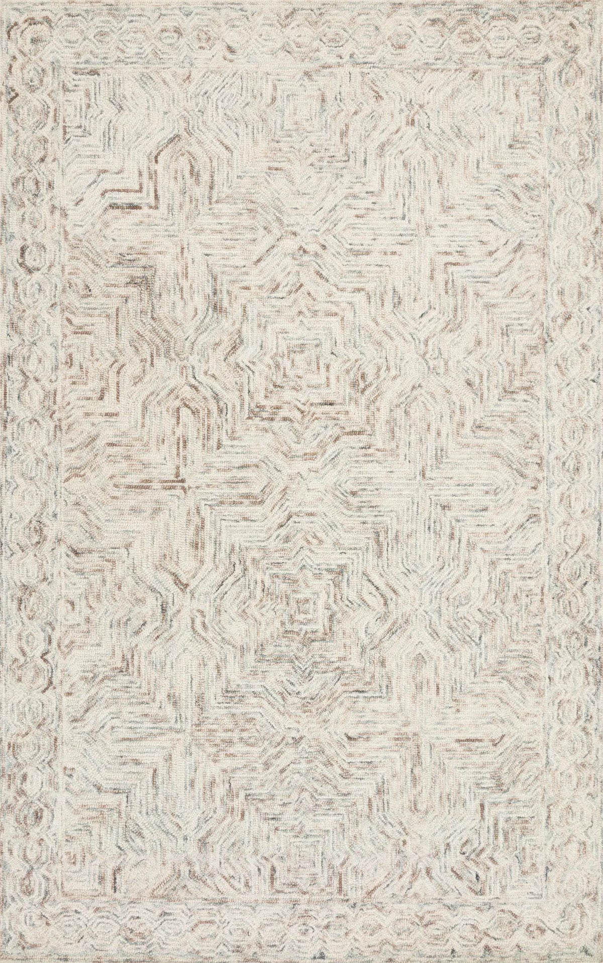 Loloi Ziva Zv-01 Neutral Rugs - main flat