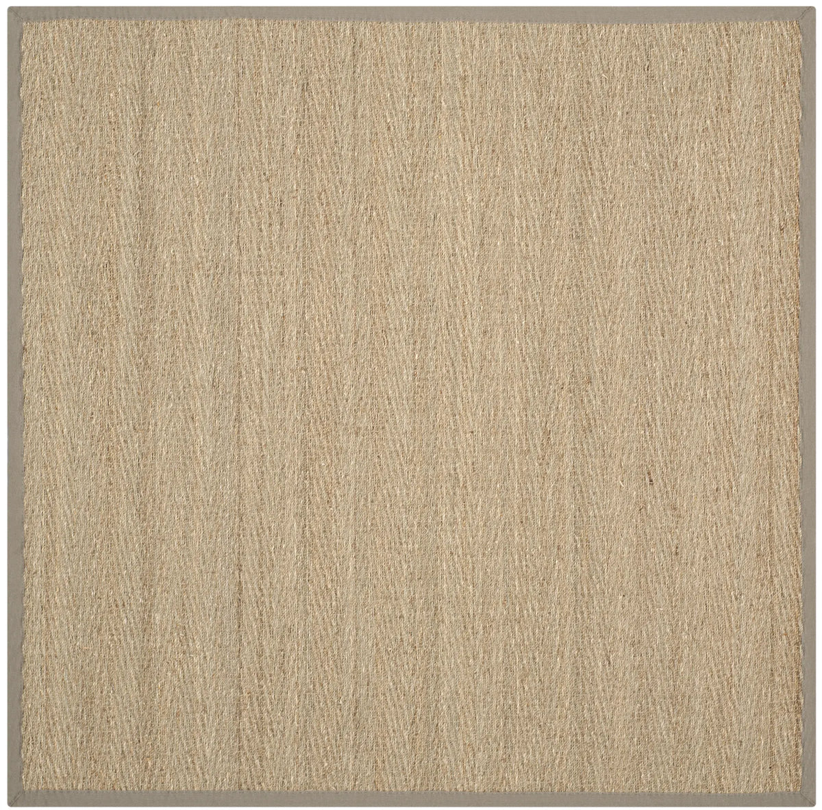 Safavieh Natural Fiber 6'-0" x 6'-0" Rug in Natural / Grey