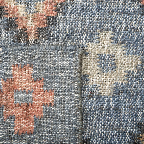Safavieh Kilim 4'-0" x 6'-0" Rug in Charcoal / Gold