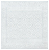 Safavieh Tulum 6'-7" x 6'-7" Rug in Light Grey / Ivory