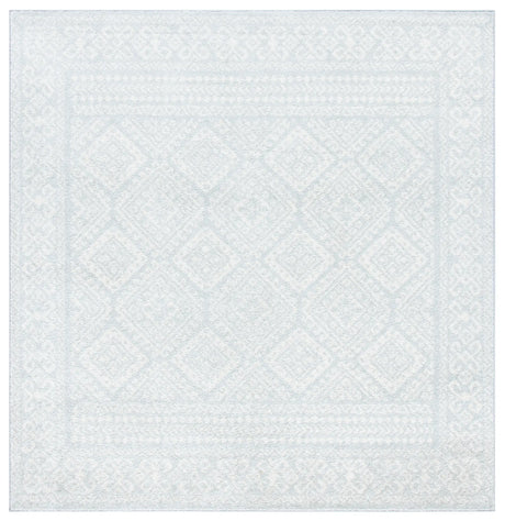 Safavieh Tulum 6'-7" x 6'-7" Rug in Light Grey / Ivory