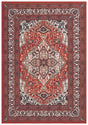 Safavieh Journey 4'-4" x 6'-4" Rug in Red / Ivory