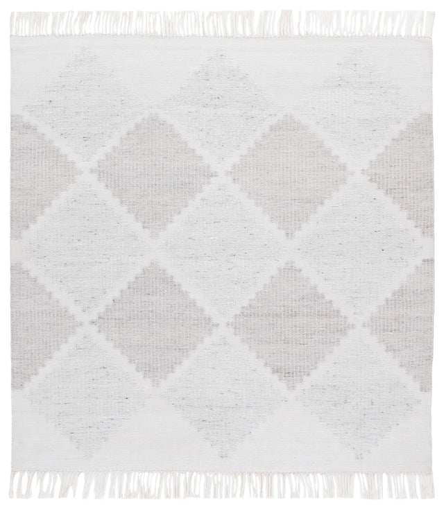 Safavieh Kilim 6'-0" x 6'-0" Rug in Light Grey / Beige