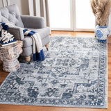 Safavieh Martha Stewart 4'-0" x 6'-0" Rug in Navy / Ivory