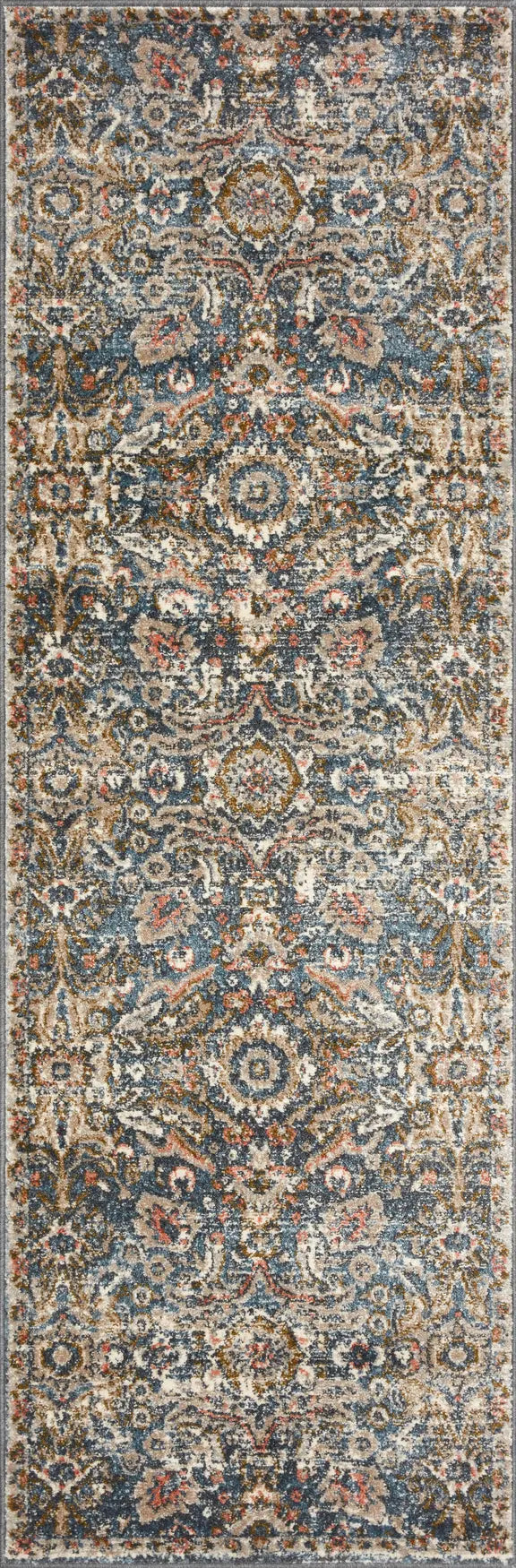 Loloi Saban Sab-04 Blue/Sand Rugs - runner flat