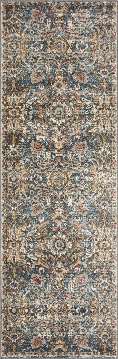 Loloi Saban Sab-04 Blue/Sand Rugs - runner flat