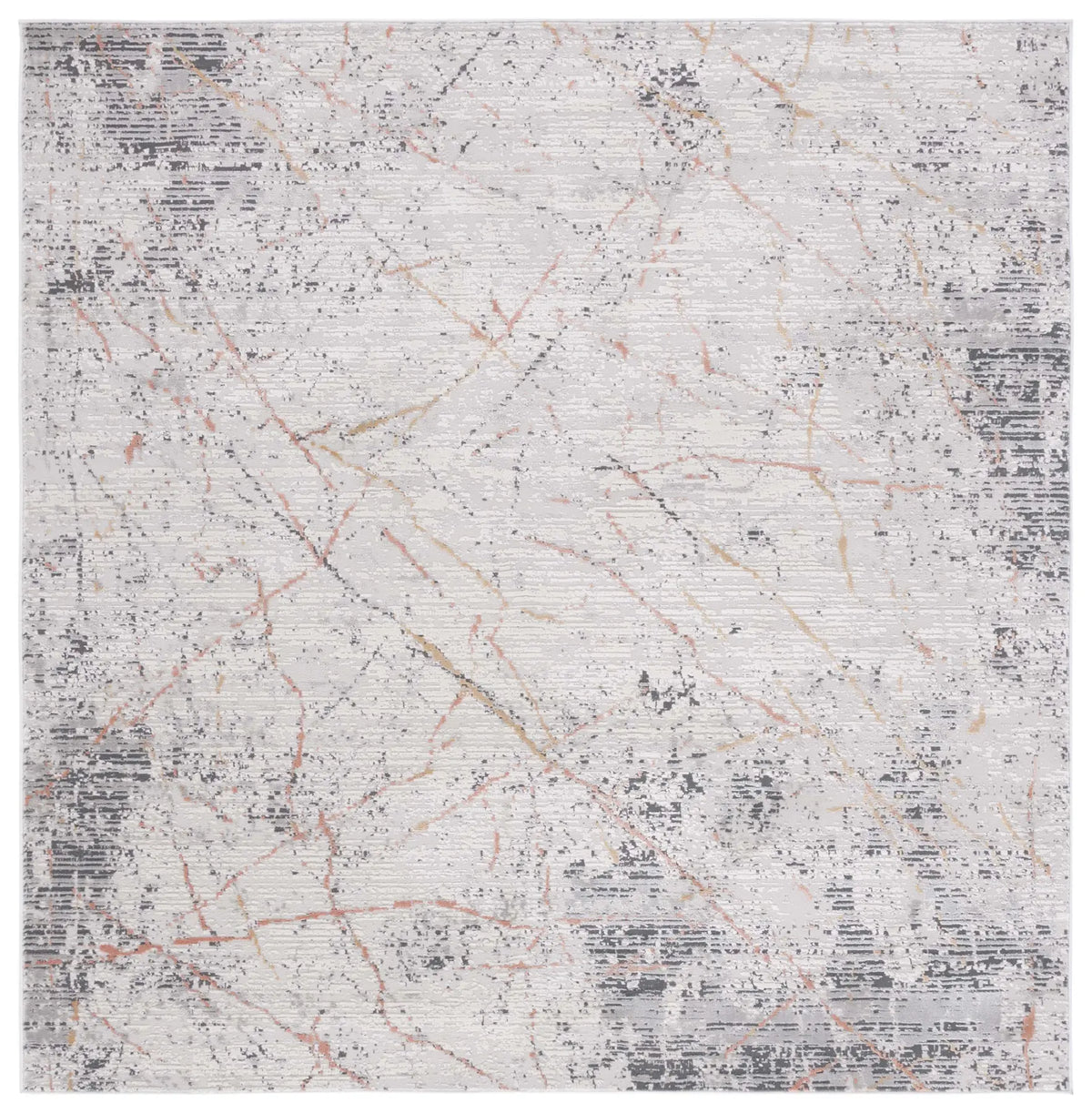 Safavieh Vogue 6'-7" x 6'-7" Rug in Beige / Rose
