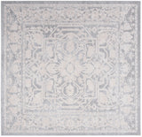 Safavieh Reflection 6'-7" x 6'-7" Rug in Light Grey / Cream