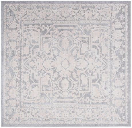 Safavieh Reflection 6'-7" x 6'-7" Rug in Light Grey / Cream