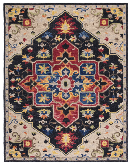Safavieh Aspen 10'-0" x 14'-0" Rug in Charcoal / Cream