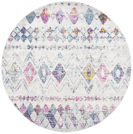 Safavieh Madison 700 6'-7" x 6'-7" Rug in Grey / Purple
