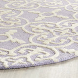 Safavieh Cambridge 6'-0" x 6'-0" Rug in Lavander / Ivory