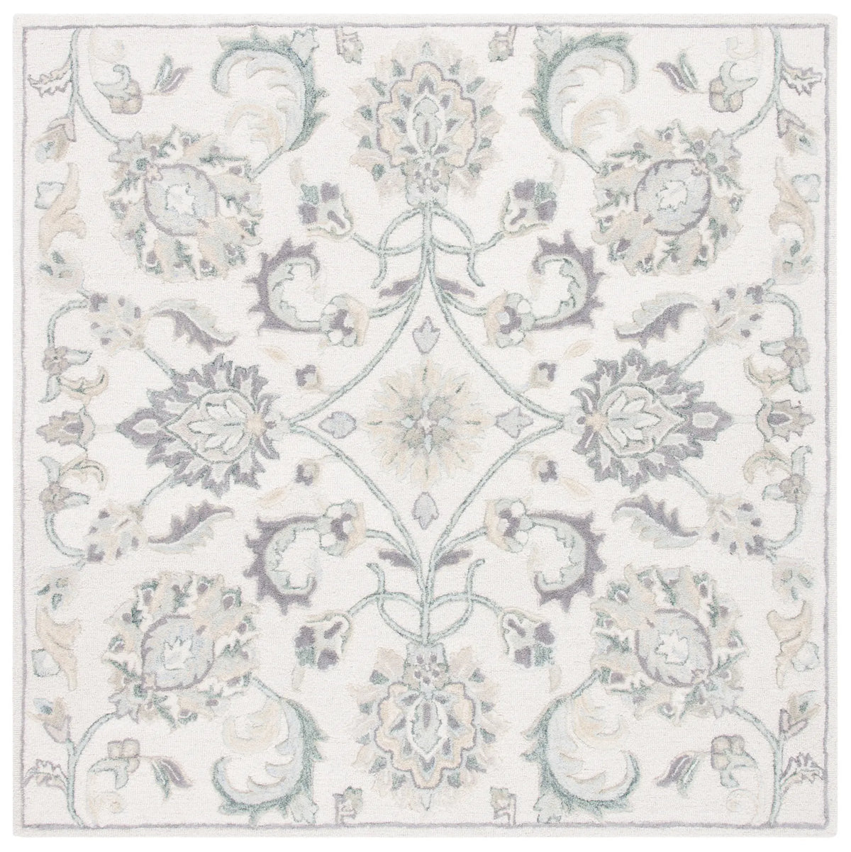 Safavieh Glamour 6'-0" x 6'-0" Rug in Ivory / Grey