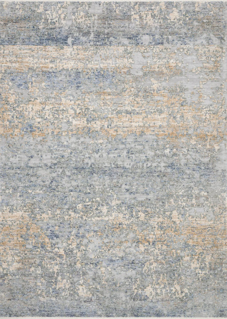 Loloi Pandora Pan-05 Blue / Gold Rugs - main flat