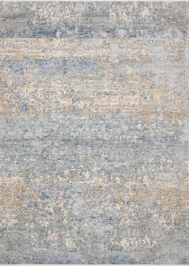 Loloi Pandora Pan-05 Blue / Gold Rugs - main flat