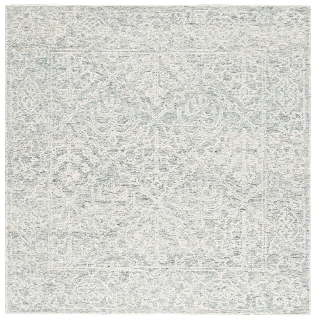 Safavieh Ebony 6'-0" x 6'-0" Rug in Ivory / Light Grey