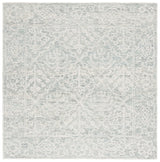 Safavieh Ebony 6'-0" x 6'-0" Rug in Ivory / Light Grey