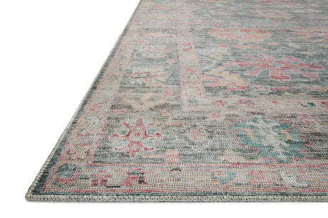 Loloi Elysium Ely-02 Graphite/Multi Rug - rug corner