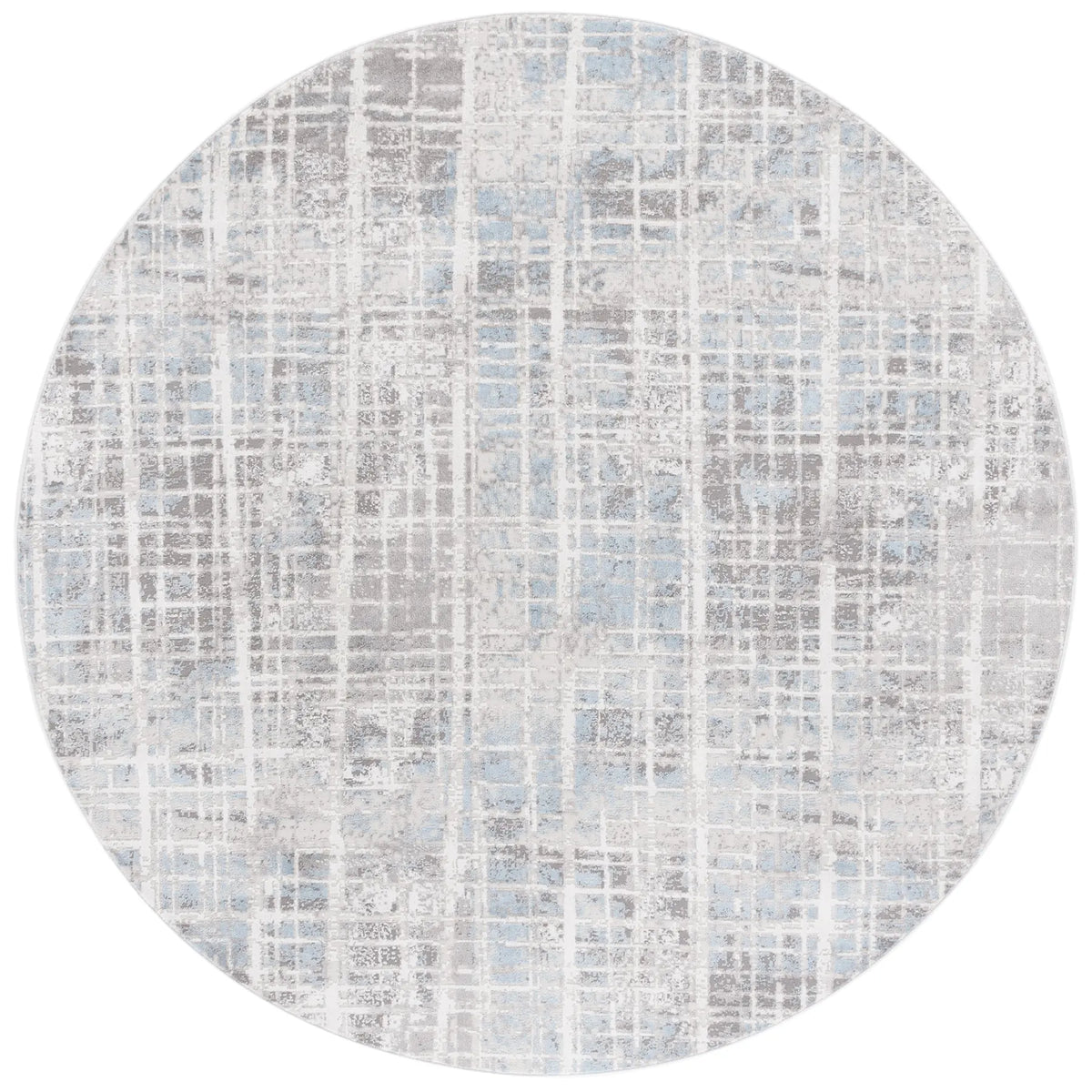 Safavieh Mila 6'-7" x 6'-7" Rug in Grey / Light Blue