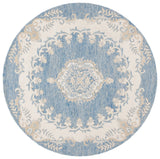 Safavieh Ebony 6'-0" x 6'-0" Rug in Blue / Ivory