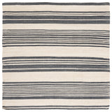 Safavieh Kilim 6'-0" x 6'-0" Rug in Ivory / Charcoal
