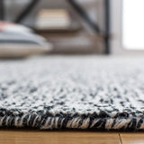 Safavieh Abstract 4'-0" x 6'-0" Rug in Black / Ivory
