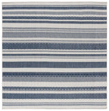 Safavieh Beach House 6'-7" x 6'-7" Rug in Brown / Ivory