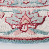Safavieh Bellagio 5'-0" x 5'-0" Rug in Light Grey / Ivory
